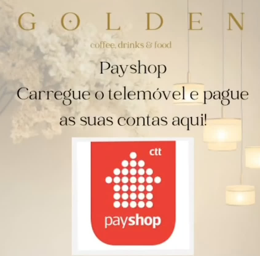 Cartaz Payshop: carregue o telemóvel e pague as suas contas aqui